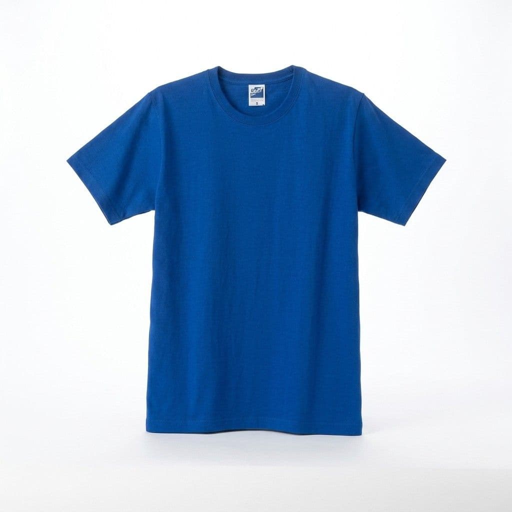 تي شيرت أكمام قصيرة أزرق